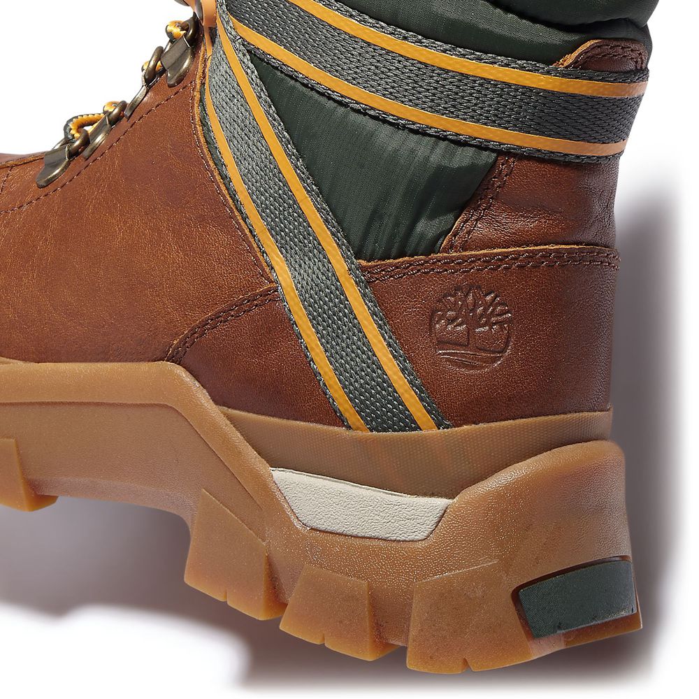 Timberland Μποτες Χιονιού Γυναικεια Καφε - Jenness Falls Waterproof Insulated - Greece 0916287-YJ